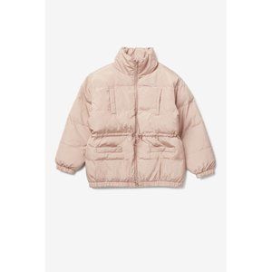Fila Womens Puffer Jacket Size M Pink 